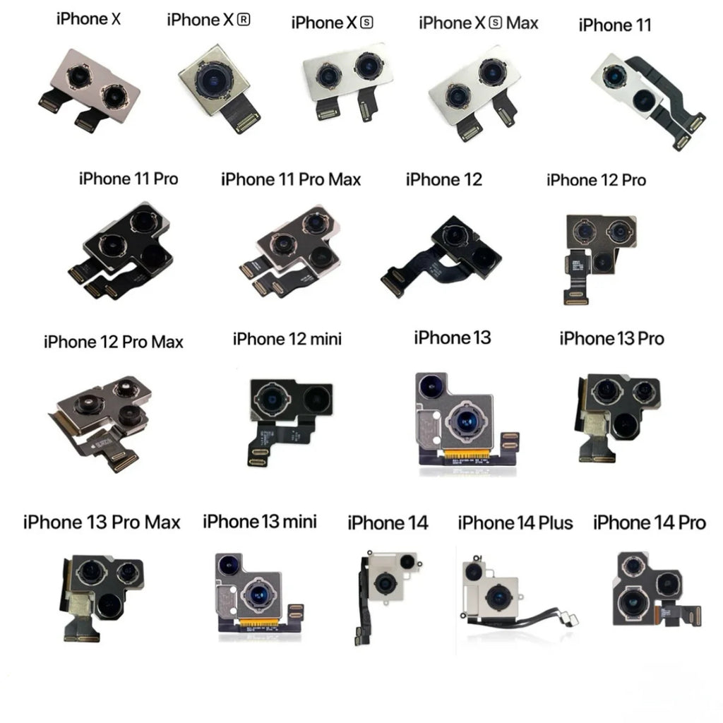 back/ front  camera flex with iphone XS 11 12 13 14 15 16PROMAX